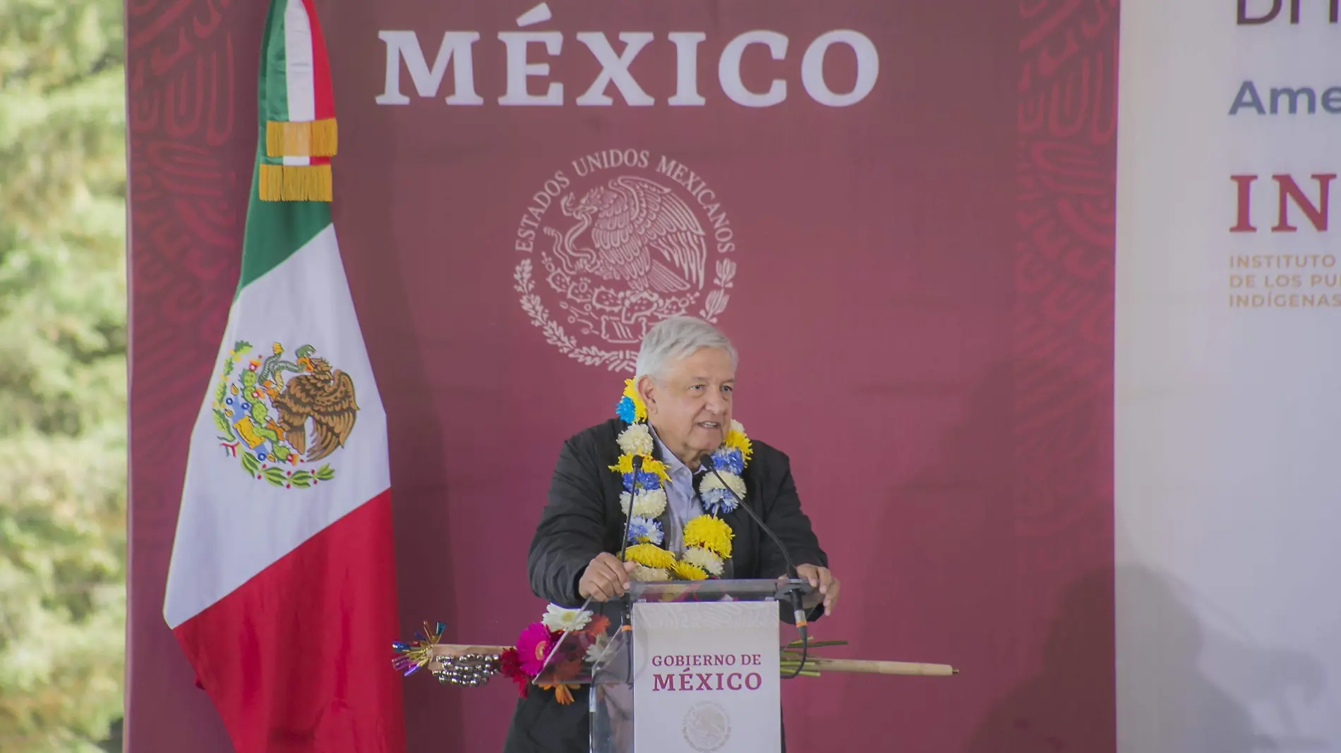 Andrés Manuel López Obrador comunicó que habrá apoyo para escuelas de Amealco.  Foto César Ortiz  El Sol de San Juan del Río.